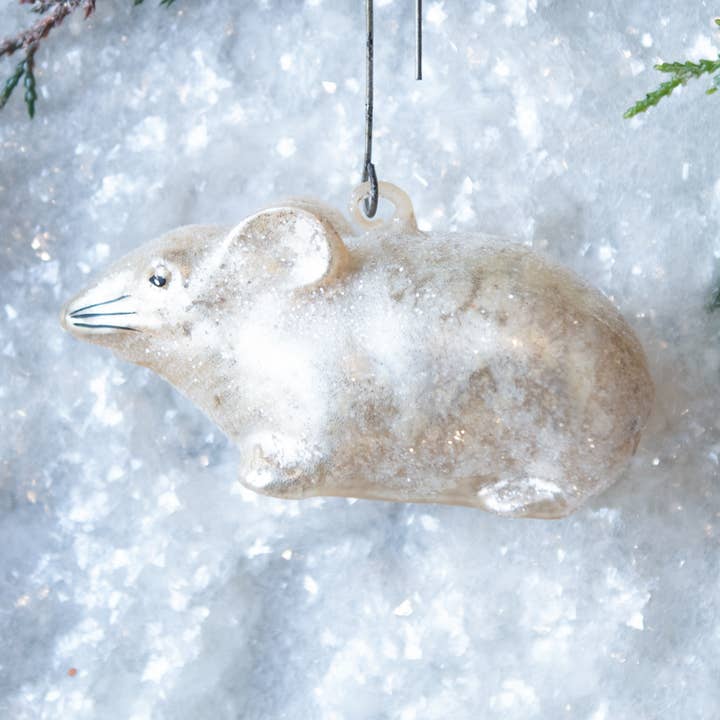 Ragon House - Wholesale Ornament - 4" MOUSE ORNAMENT0
