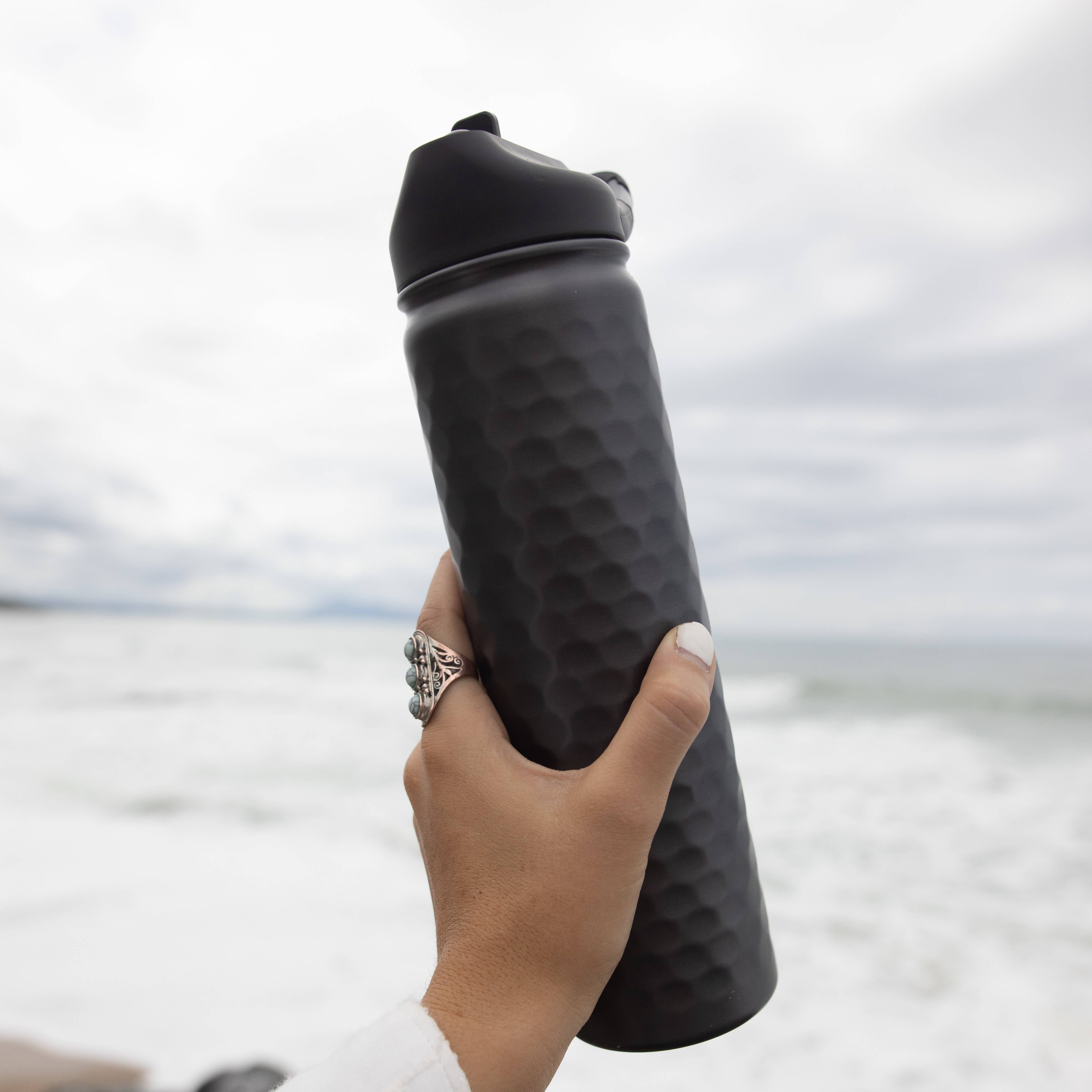 SIC Cups - Wholesale Water Bottle - 27 oz. SIC Sport Bottle | Hammered Gunmetal4