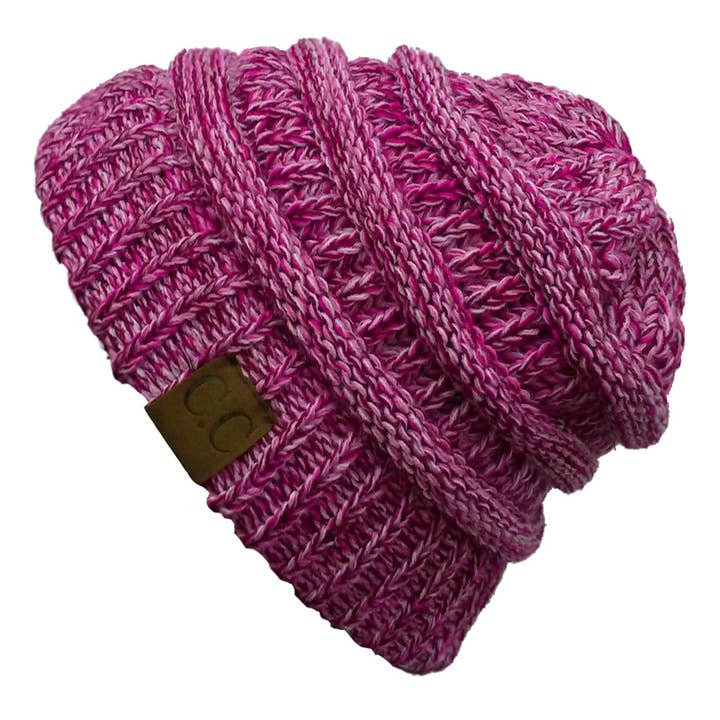 Truly Contagious - Wholesale Beanie - Women's - CC Crafted Multi Color Beanie 4-Tone ( YJ-816 )