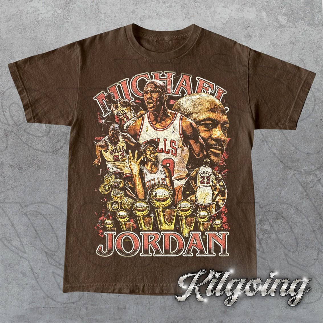 TheKingShirt - Wholesale Screen Printed T-Shirt - Unisex - Limited Michael Jordan Vintage 90s Unisex T-Shirt3