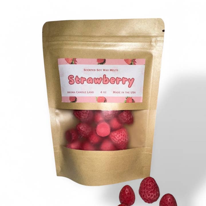 Strawberry Soy Wax Melt for wholesale by Aroma Candle Land