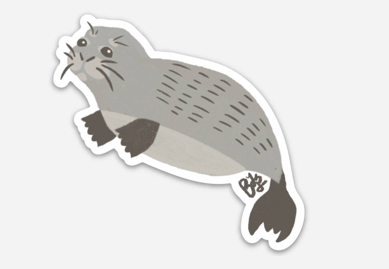 B. Miyo Art - Wholesale Sticker - Monk Seal Stickers0