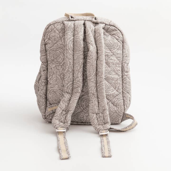 Zoey Inc. - Wholesale Diaper Bag - Baby - NatureNest Quilted Cotton Backpack (Laptop + Diaper Bag)6