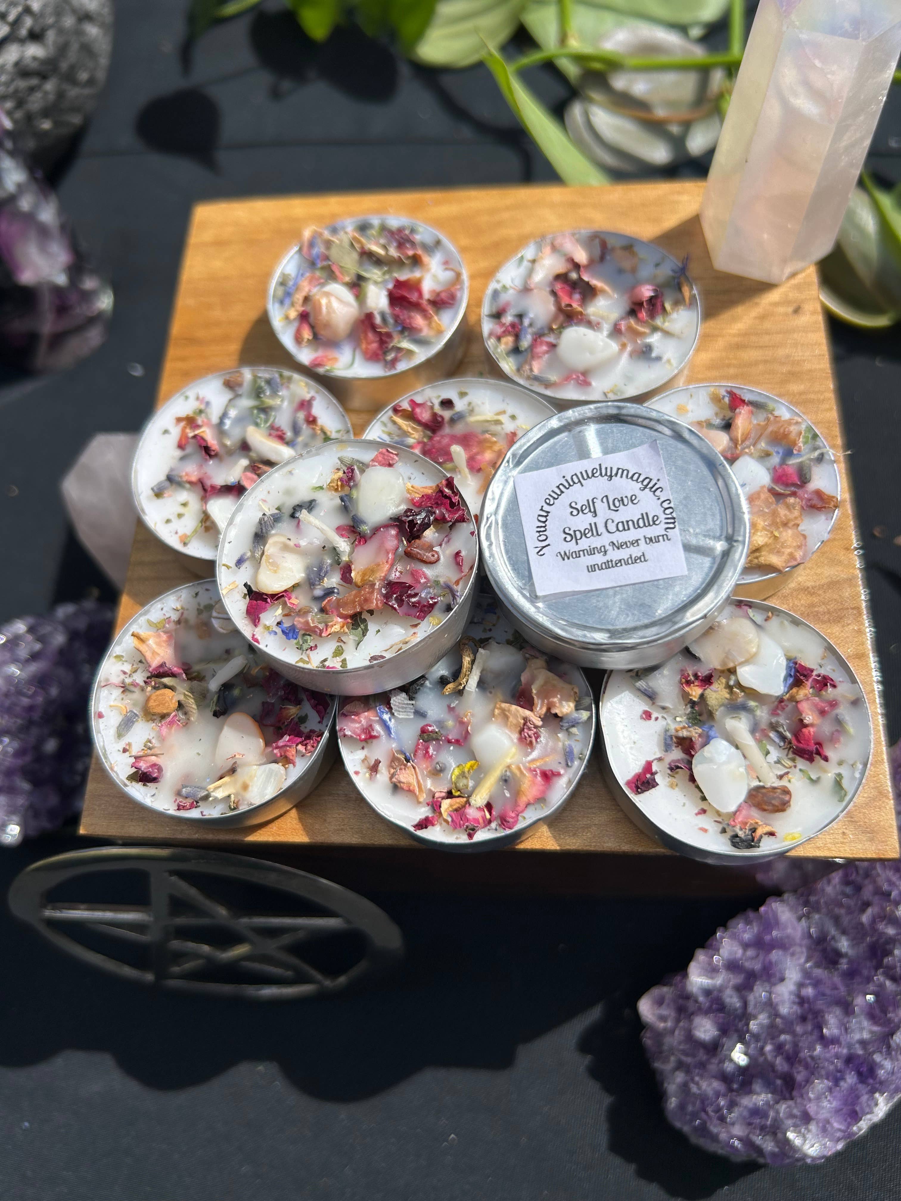 You Are Uniquely Magic - Wholesale Tea Light Candles - Self Love Tealight Spell Candles6