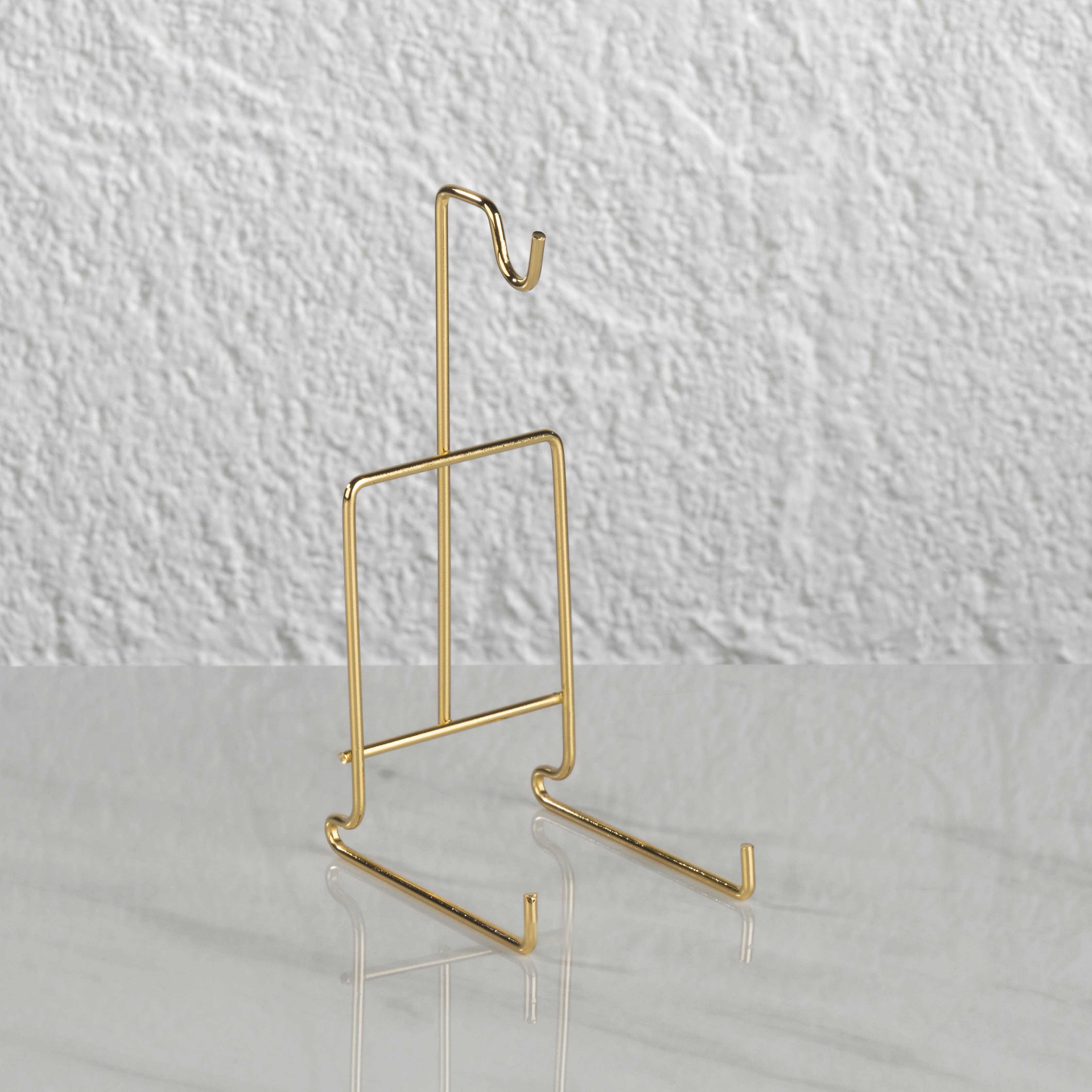 Tripar International - Wholesale Retailer Display Stand/Case - Smooth Brass Wire Cup & Saucer Stand 1