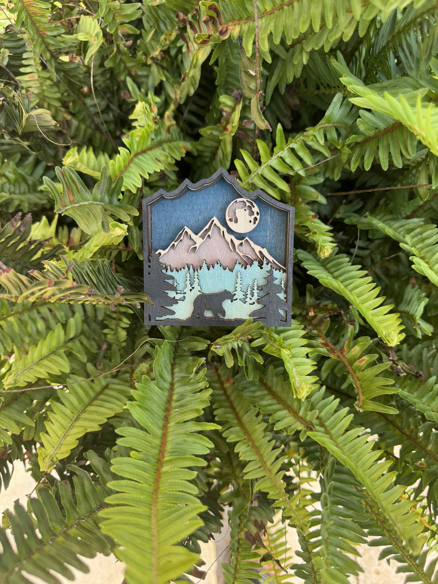 The Wilusz Way - Vendita all'ingrosso Decorazioni da tavolo - Orso al chiaro di luna0