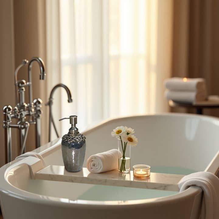 Oro Arabesque Harmony – Collezione Moderna di Accessori per il Bagno Fatti a Mano per la Decorazione della Casa in vendita all'ingrosso su Faire3