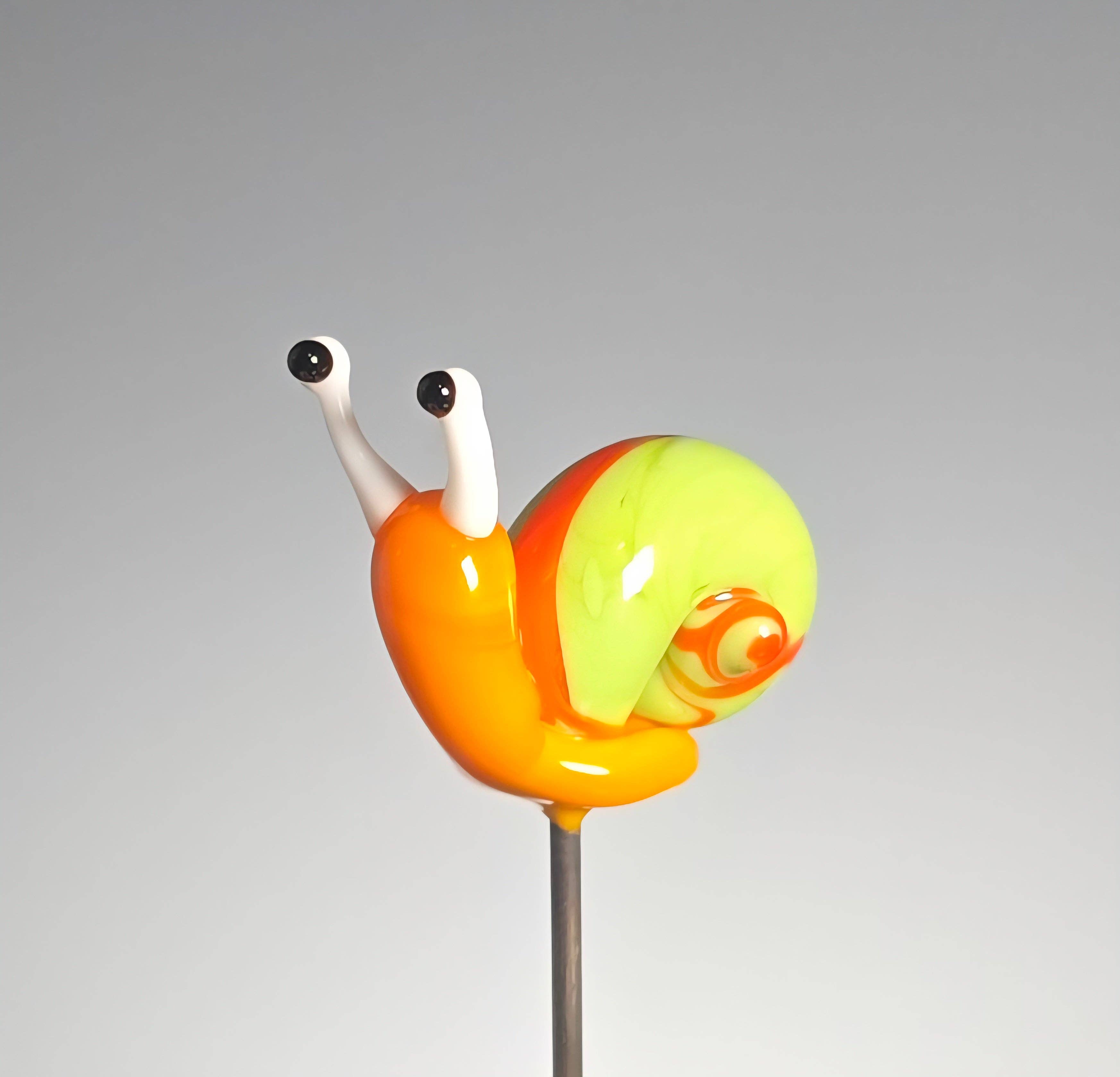 Sunshine Glass Gifts - Wholesale Garden/Lawn Stake - Snail Plant Pals, House plant and Fairy Garden Decor