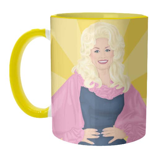 ART WOW - Vente Tasse à café - Tasses 'Sunshine Dolly Parton'