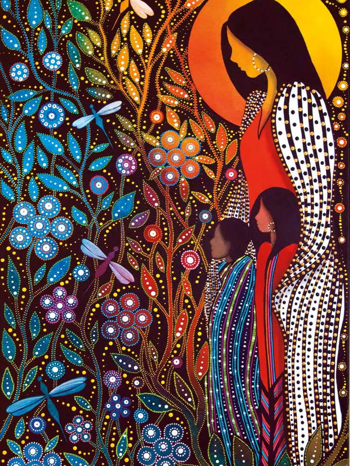 All Children Matter Art Print by Artist Betty Albert for wholesale by Indigenous Puzzles and Art