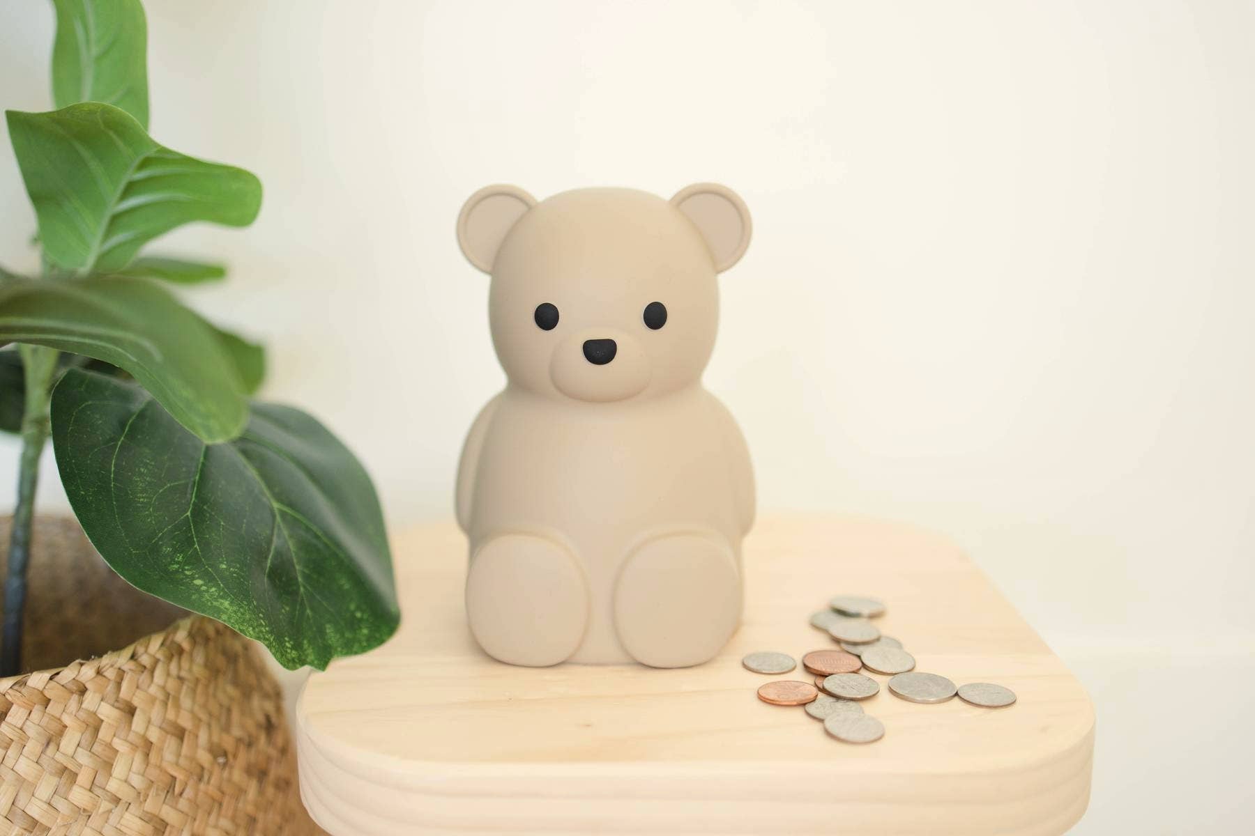 Brooklyn Neutral - Wholesale Money/Piggy Bank - Kids & Baby - Teddy Bear Money Bank1