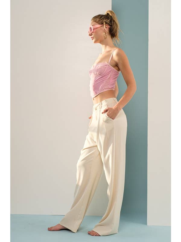 Papermoon - Wholesale Corset - Women's - PT16748 - Lyric Lace Detailed Mesh Corset Top5