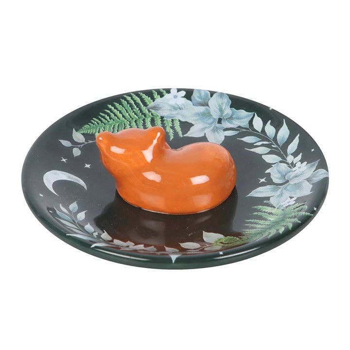Something Different Wholesale - Wholesale Jewelry Dish - Green Fox Trinket Dish3