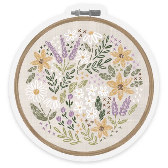 Elyse Breanne Design - Venta al por mayor Pegatina - Adhesivo transparente para aro bordado, 2.75x2.75 in.