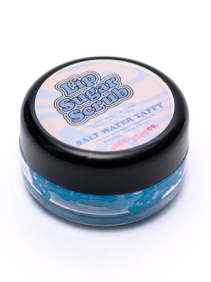 SugarGlow Co Sugar Lip Scrub Salt Water Taffy *Almost Perfect for wholesale by Bella Nova Style Co