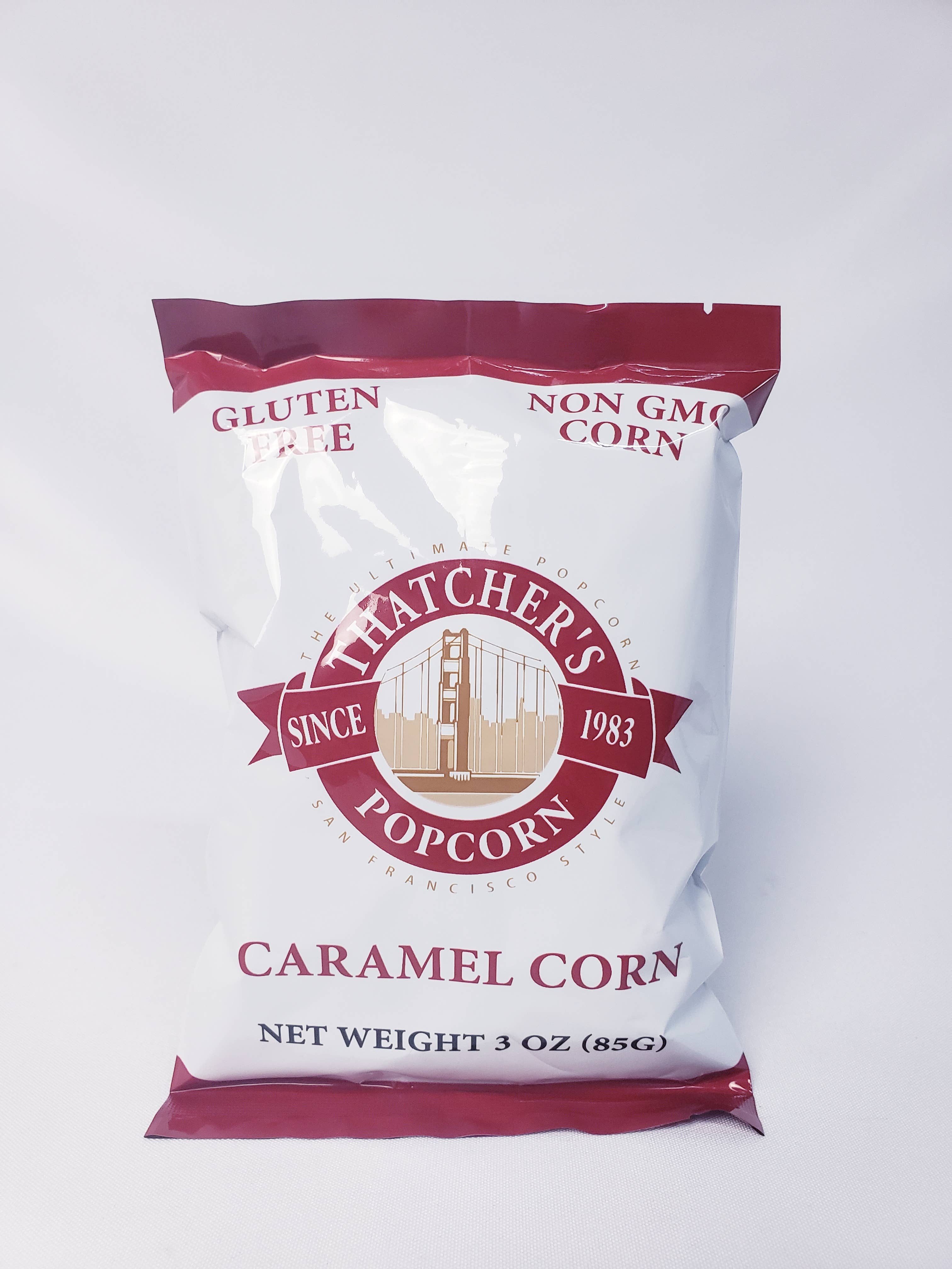 Thatcher's Gourmet Popcorn - Wholesale Popcorn - 3oz Caramel Corn Snack Pack Popcorn0