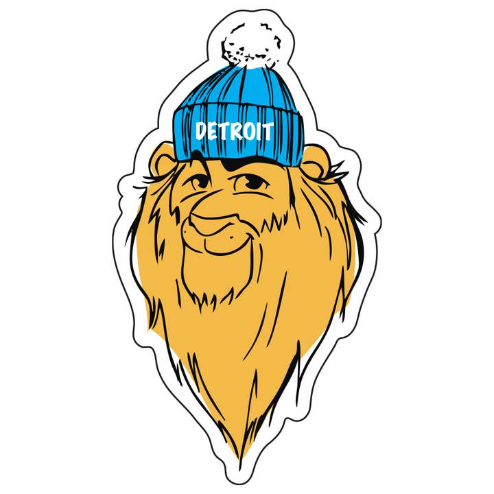 Sticker - Koning van de Jungle voor wholesale door Detroit Shirt Co.