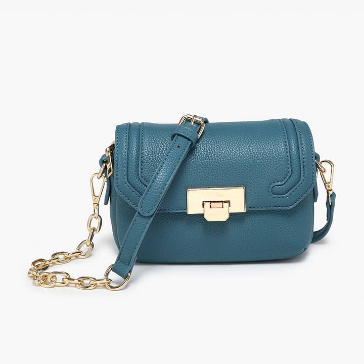 Jen & Co. - Wholesale Crossbody Bag - Women's - JN2657 Casablanca Detailed Snap Crossbody