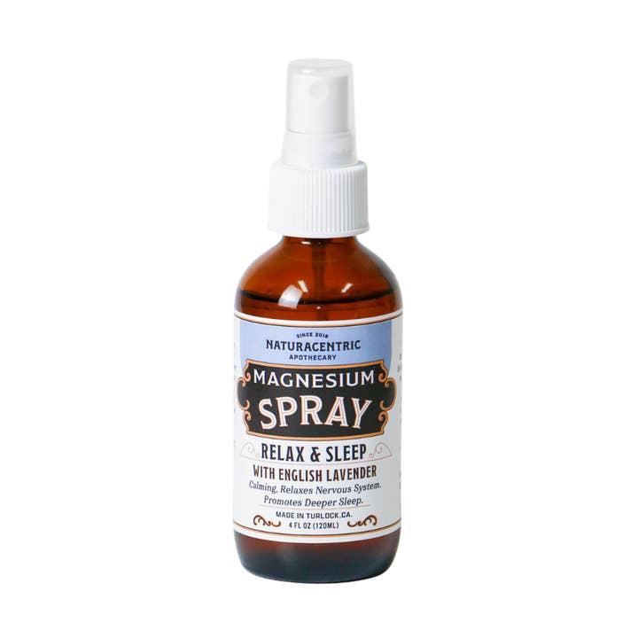 Spray à l'huile de magnésium Relax & Sleep pour la vente par Naturacentric