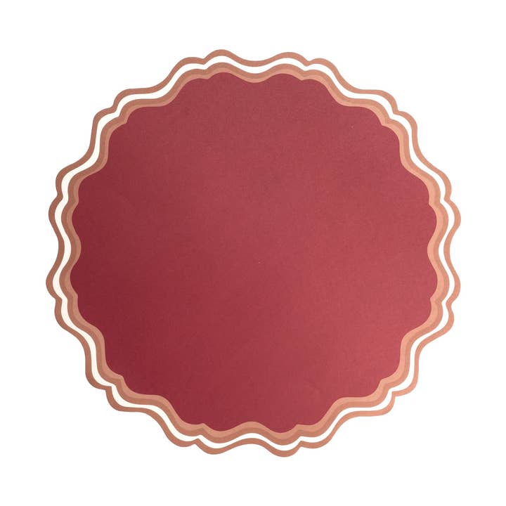 MCL24-PL17- Récolte de napperon festonné fantaisie pour la vente par Gatherings by Curated Paperie