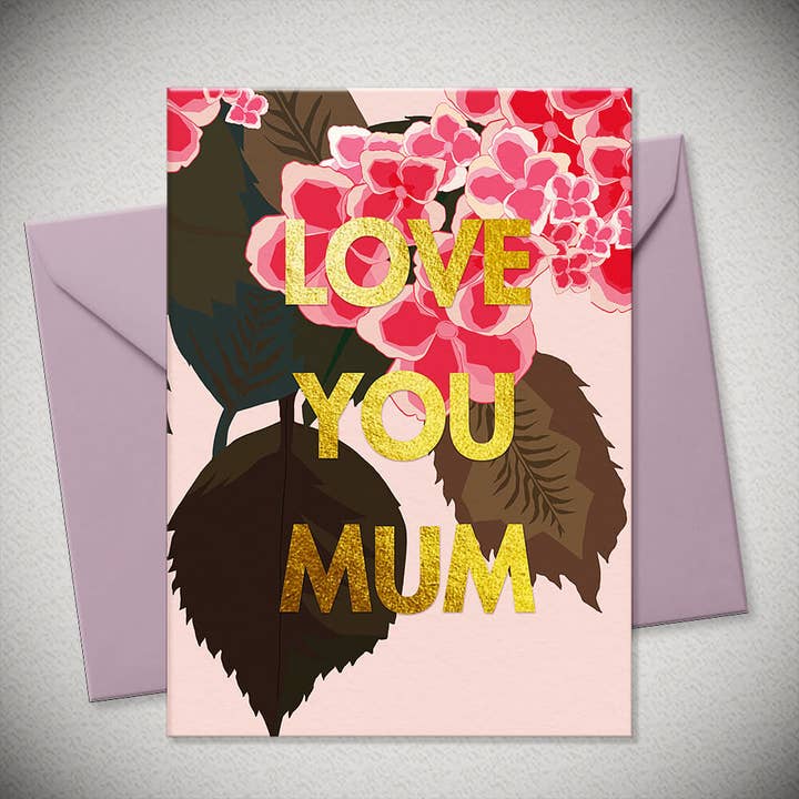 Bexy Boo Ltd – wholesale Everyday greeting card – LOVE YOU MUM - MBL05