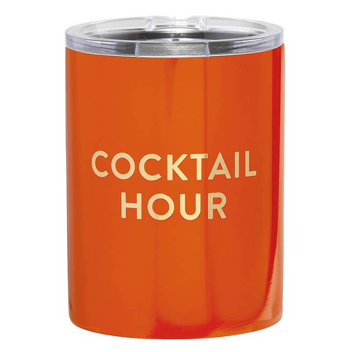 Stainless Steel DOF Tumbler - Cocktail Hour for wholesale by Santa Barbara Design Studio by Creative Brands