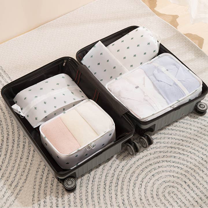 ACCITY - Wholesale Luggage - 5SET LIGHTWEIGHT TRAVEL LUGGAGE ORGANIZER_CWAB054610