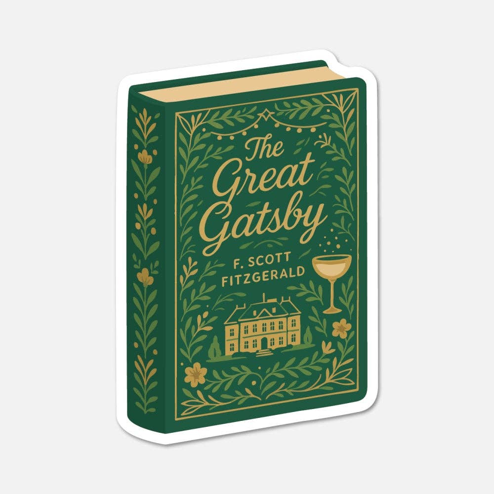Footnotes - Wholesale Phone & Laptop Stickers - The Great Gatsby by F. Scott Fitzgerald - Book Sticker