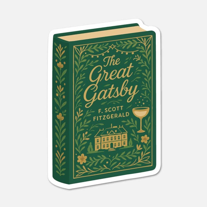 Der große Gatsby von F. Scott Fitzgerald - Buchaufkleber für den Großhandel von Footnotes