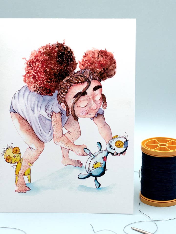 Learn to Walk Prints for wholesale by Whimsy Lantern