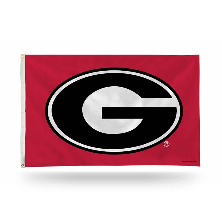 NCAA Georgia Bulldogs Primary 3' x 5' Banner Flag for wholesale by Rico Industries