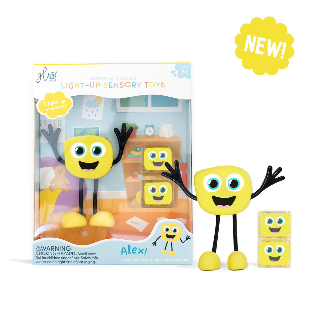 Jellystone Designs - Vente Jouet lumineux – enfant et bébé - Glo Pal personnage Alex (jaune)0