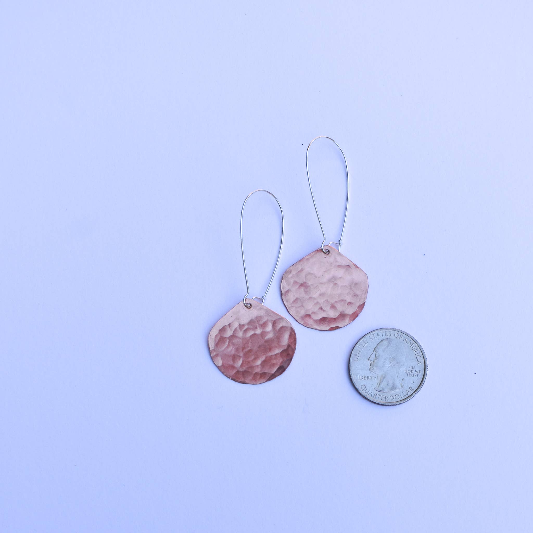 Cascadia Jewlery - Wholesale Dangle Earrings - Moon Drop Earrings - Copper6