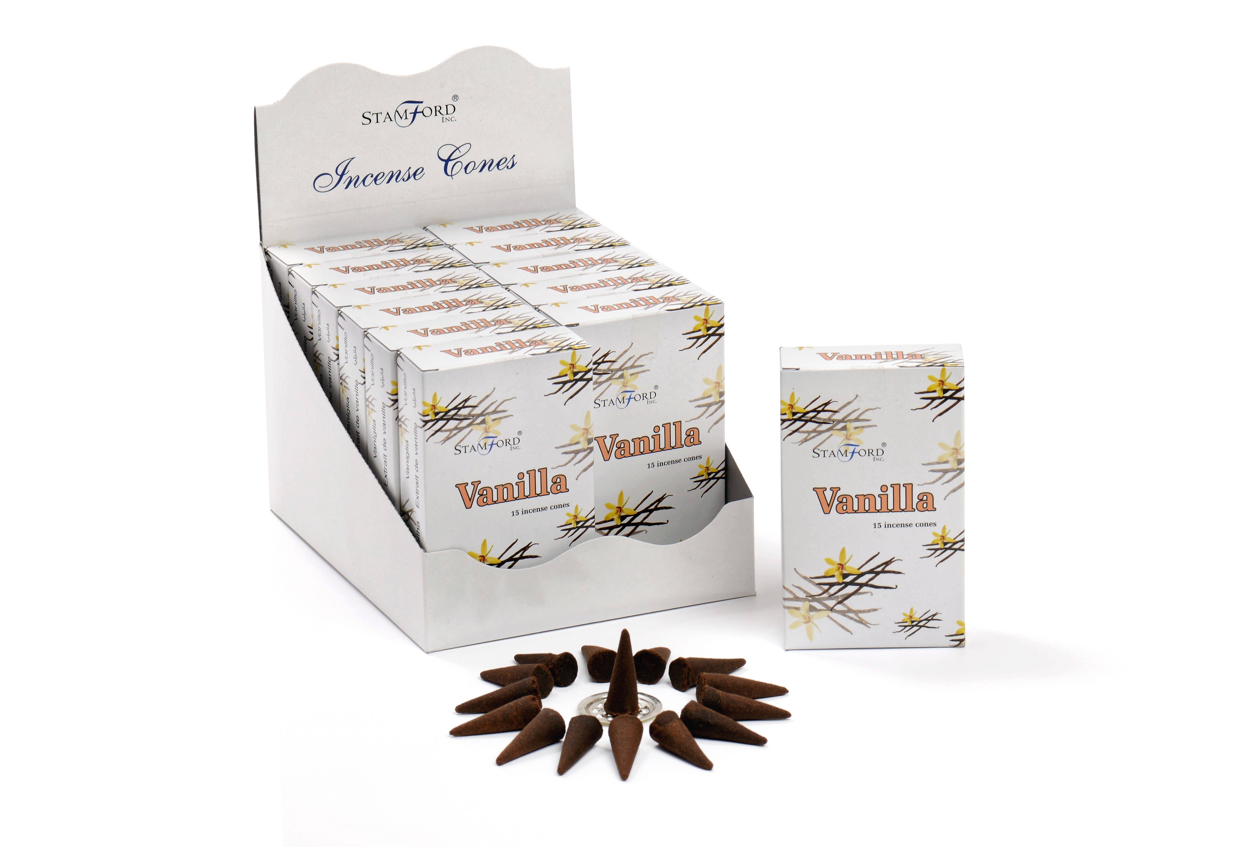 Ancient Wisdom – wholesale Incense – Vanilla Cones1