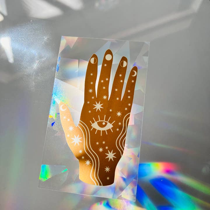 Ark Made - Wholesale Suncatcher - Palmistry Suncatcher Sticker1