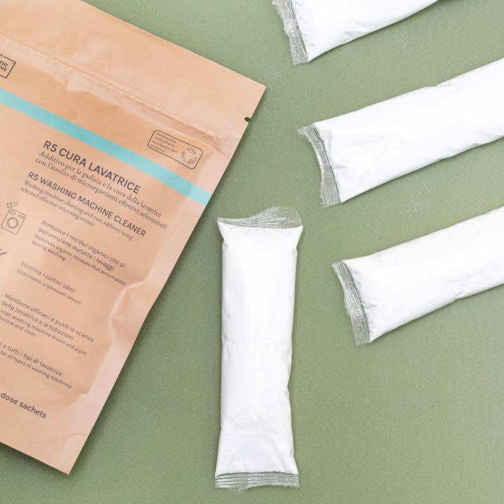 R5 - Vendita all'ingrosso Detersivi per bucato in polvere/capsule - R5 Cura Lavatrice - additivo per la pulizia della lavatrice