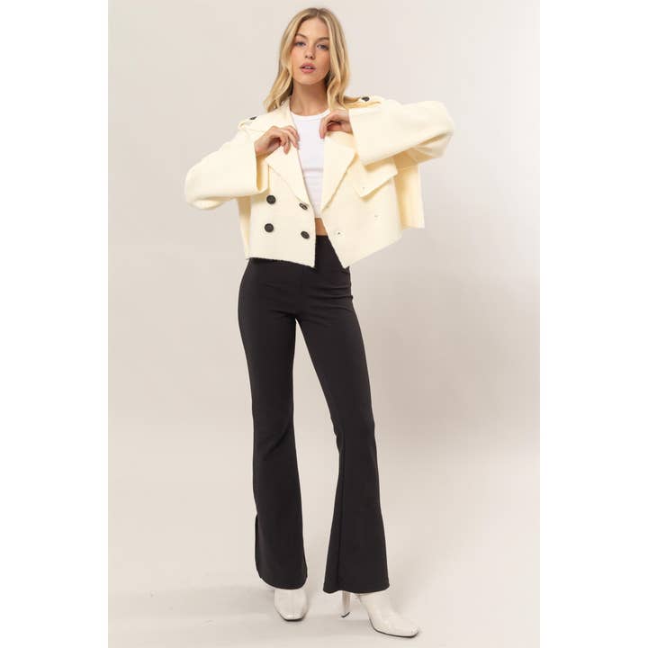 HYFVE - Wholesale Jacket - Women's - Double Breast Sweater Trench Jacket17