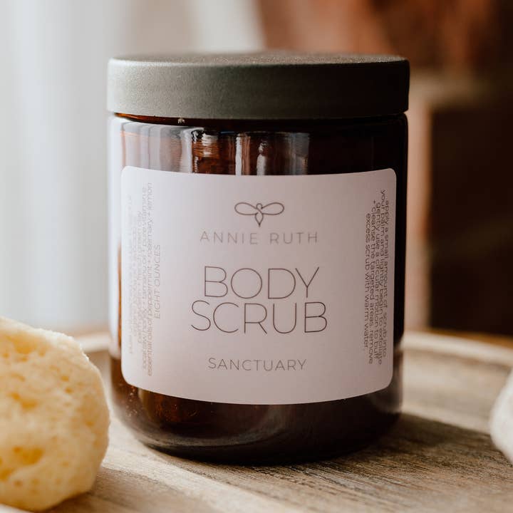 Sanctuary Body Scrub | Body Exfoliate | Full Size Scrub for wholesale by Annie Ruth