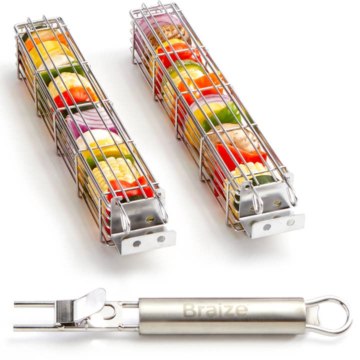 Cesta para Asar Brochetas Braize – Juego de 2 Piezas y otras tendencias de Resultados para pinchos al por mayor. Devoluciones gratuitas y condiciones de pago a 60 días en Faire en Faire.