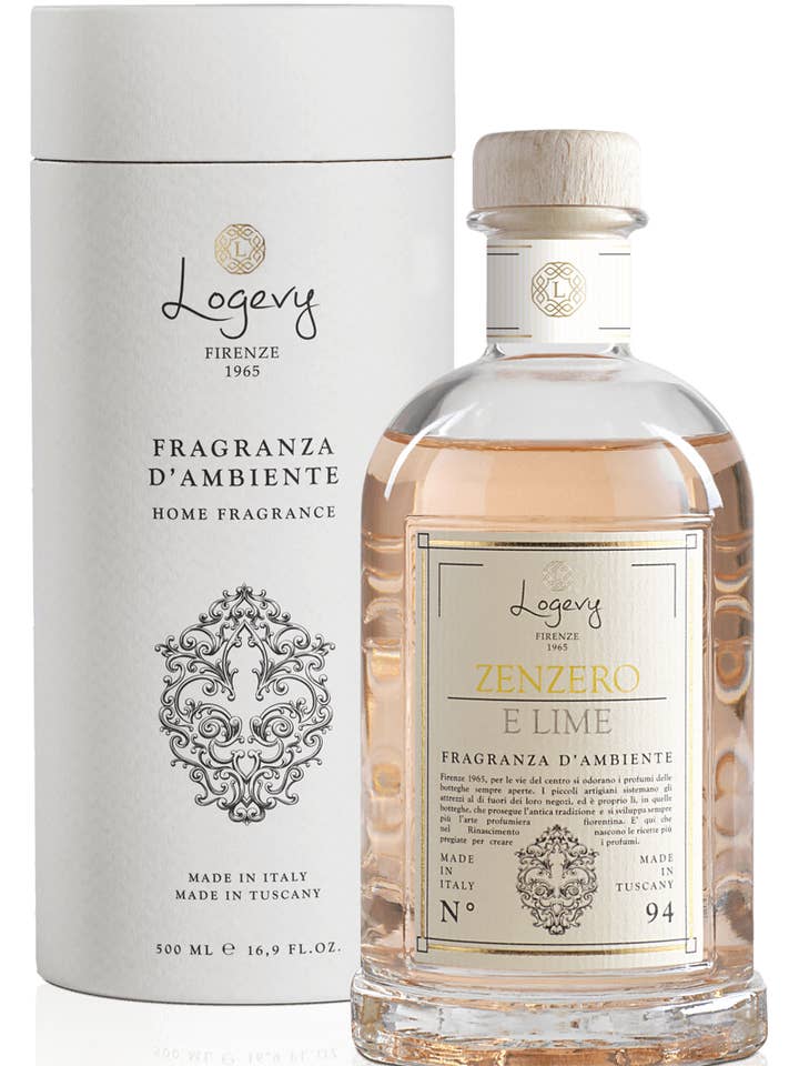Home Fragrances Zenzero e lime 250ml + Sticks for wholesale by Logevy Firenze 1965 - US