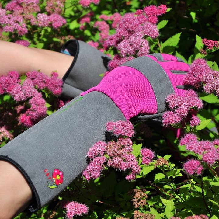 G & F Products - Wholesale Garden Gloves - Medium Florist Pro Long Sleeve Rose Gardening Gloves - Women3