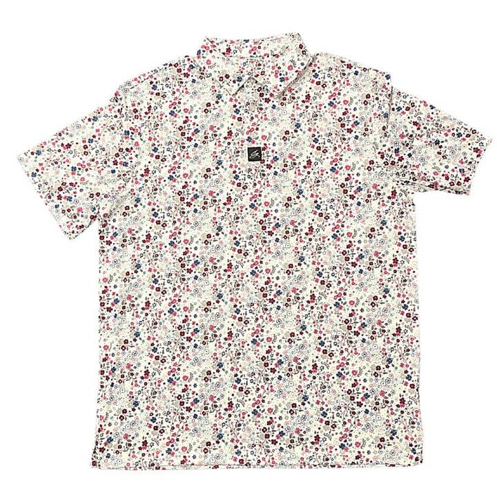 CG Golf Polos - Wholesale Polo – Men’s - Flower Power - Mens Premium Performance Golf Polo1
