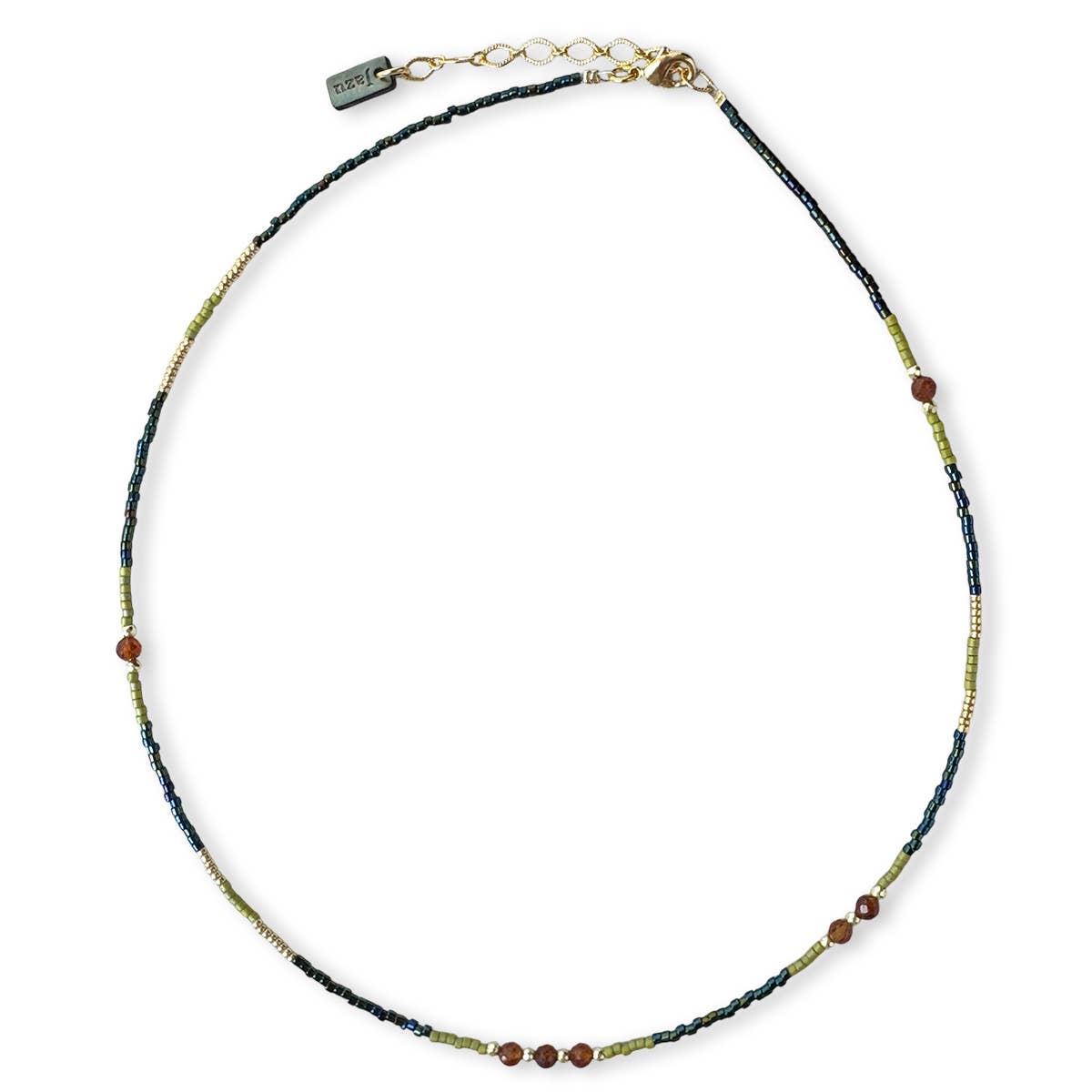 Jazu Jewellery – Colar com abas por atacado – Colares com contas e pedras semipreciosas2