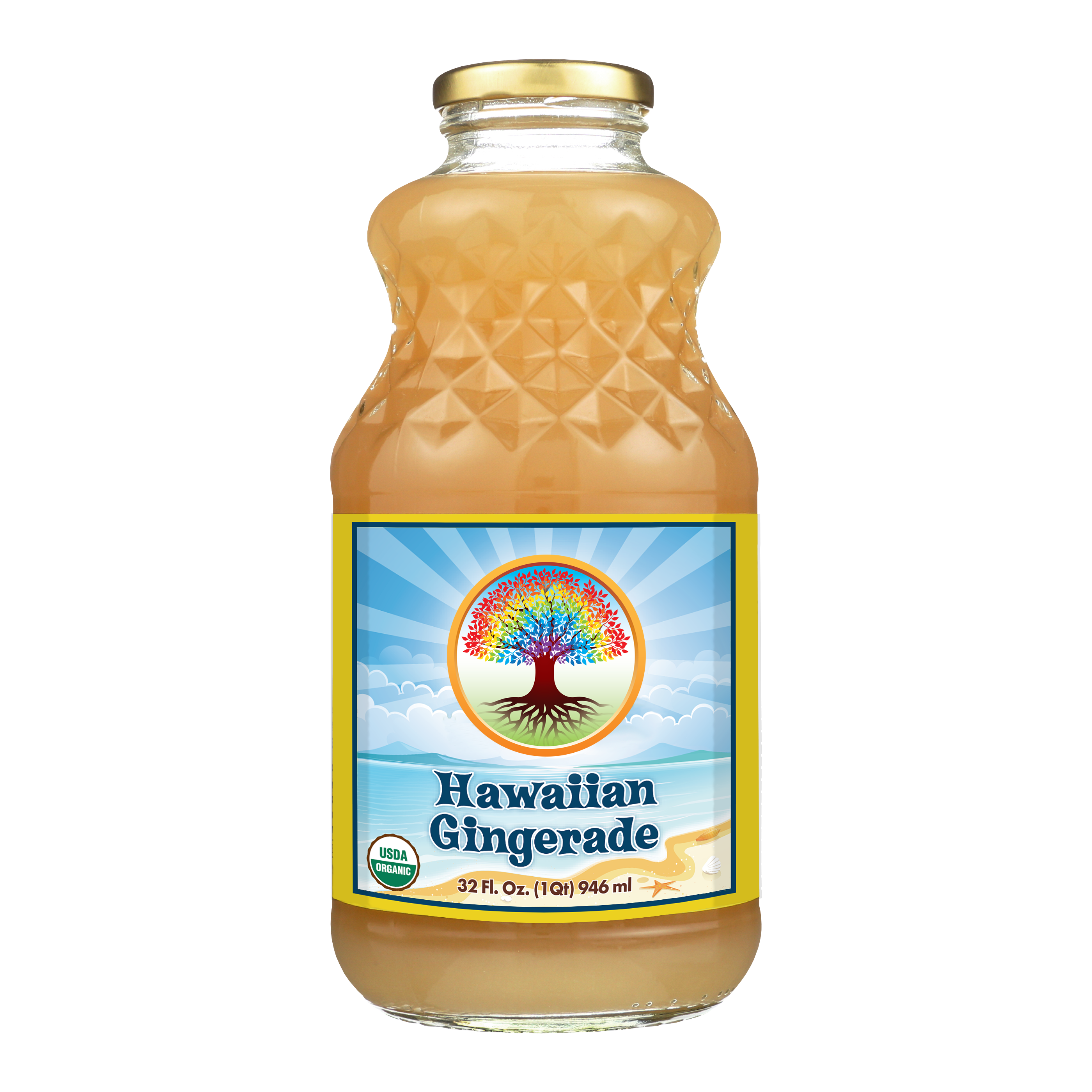 Big Island Organics - Vente Jus de fruits - Gingerade hawaïen - pack de 5 x 32 oz1