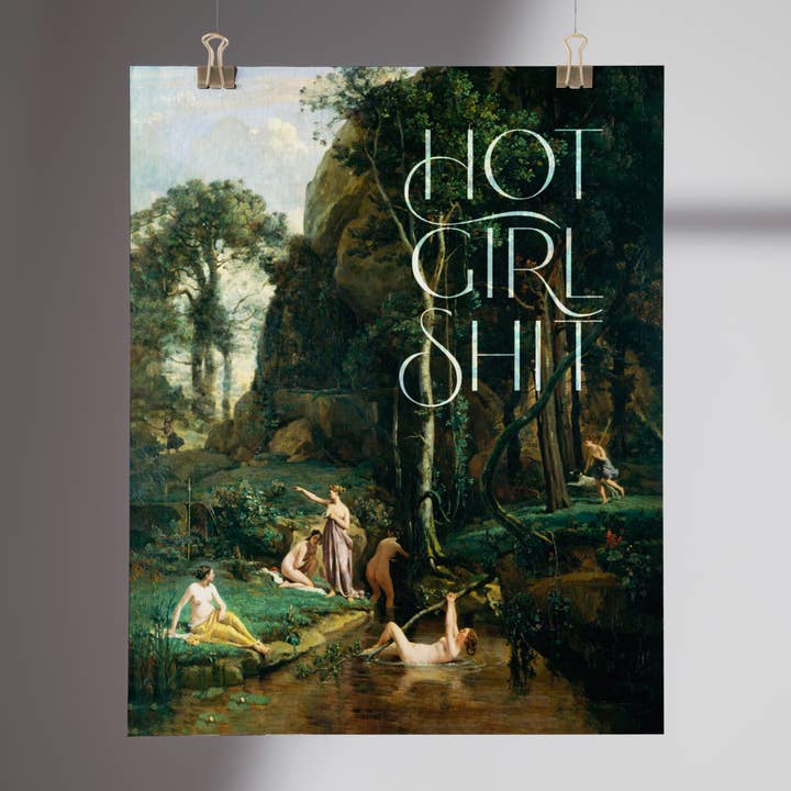 Typeset Studio - Wholesale Art Print - Hot Girl Shit Altered Classic Art Print2