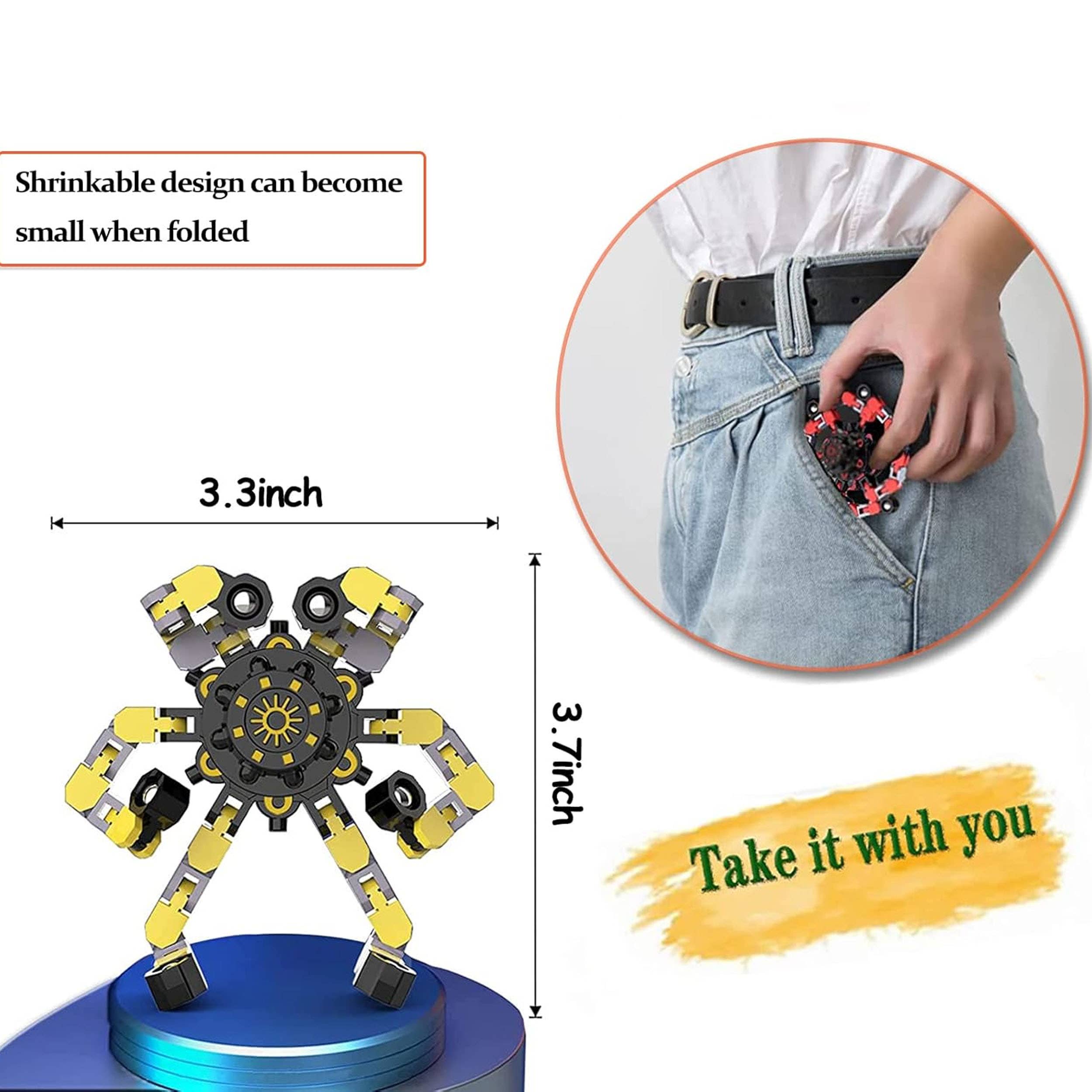 JSBlueRidge Toys - Vente Fidget/jouet anti-stress – enfant - Jouets de doigt de robot de Pâques à faire tourner2