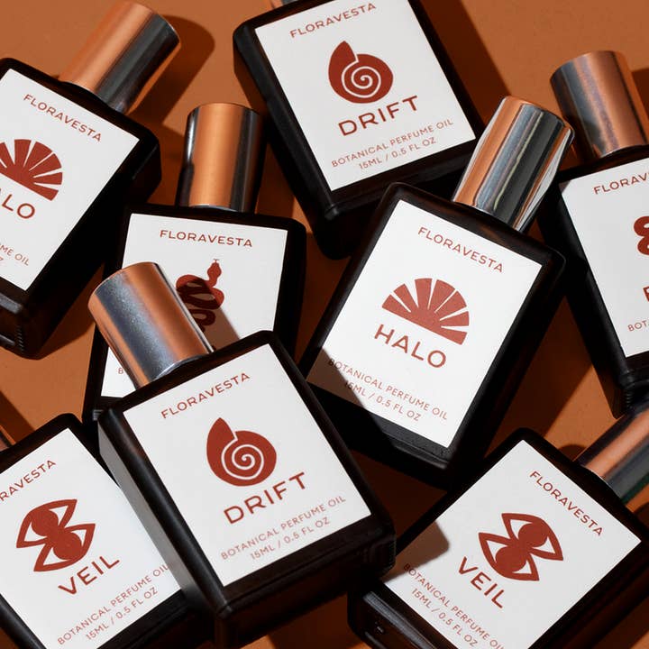 Flora Vesta - Wholesale Roll-On Fragrance - Veil Plant-Based Perfume Oil Rollerball / Sage Patchouli4