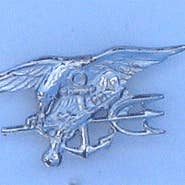 Marineblauer Dichtungsstift, silberfarben, 1 1/4" mit 2 Kupplungen für den Großhandel von Military Patches & Pins