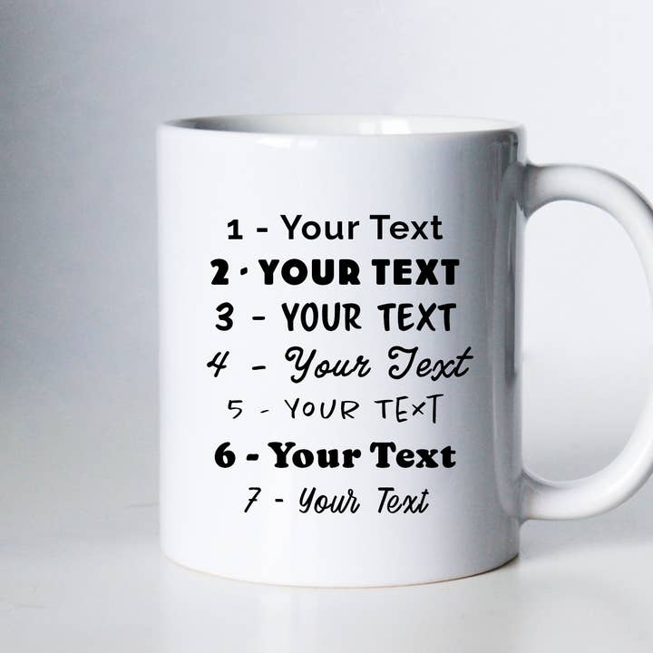 Betina C Koche - Wholesale Coffee Mug - Custom Mug 11oz | Coffee Mug | Your Own Text or Image
