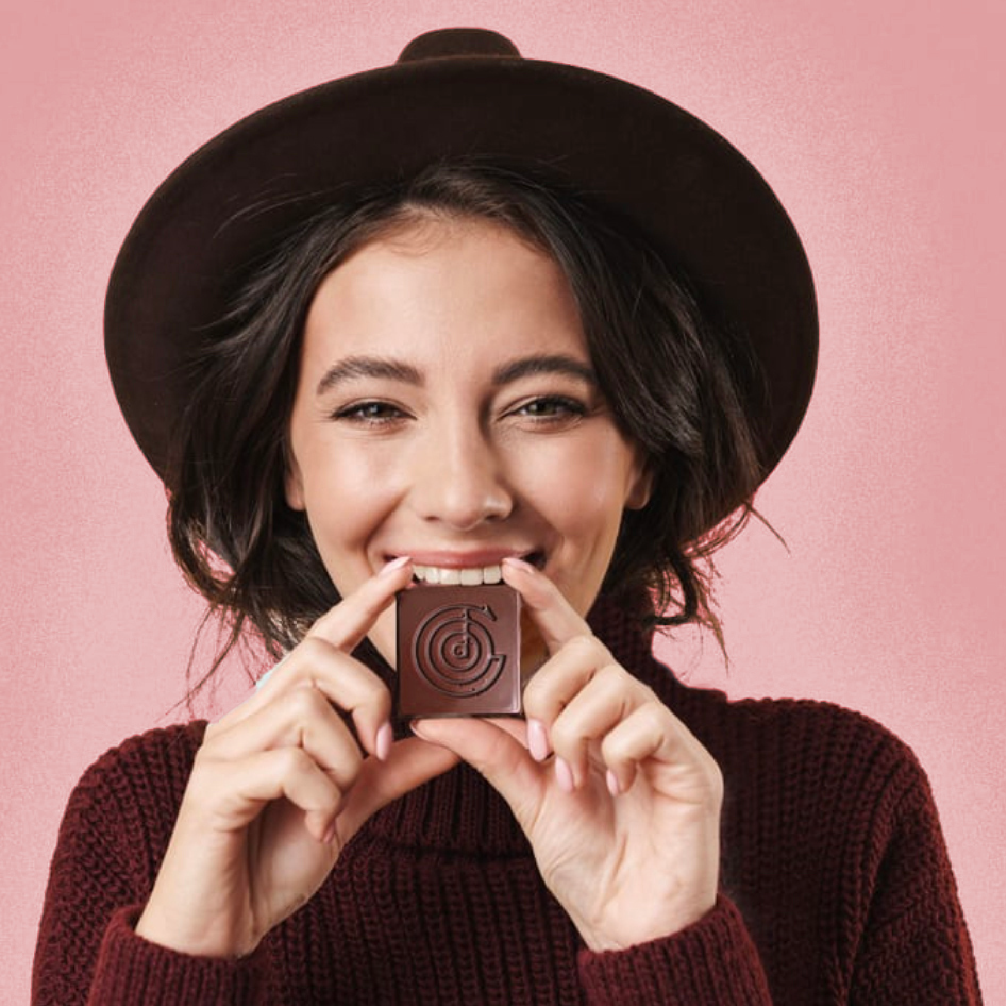 The Good Chocolate - Wholesale Chocolate Bar - Himalayan & Sea Salt Chocolate Square / 0.4 oz5